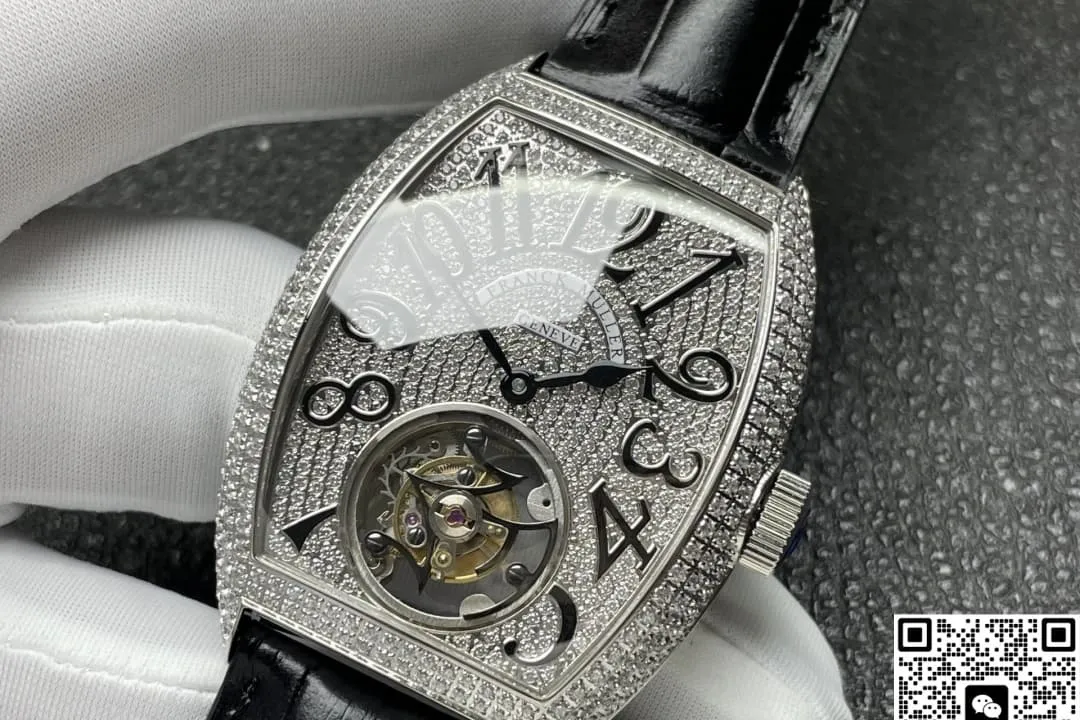 ABF Factory Franck Muller Tourbillon 8889 Leather Strap 1:1 Best Edition Replica Watch
