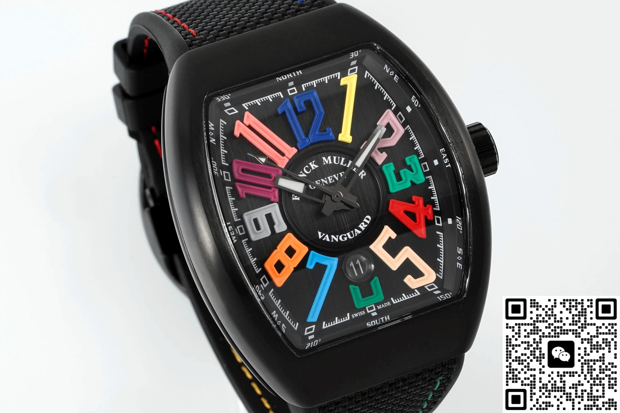 ABF Factory Franck Muller Vanguard Rainbow hour markers 1:1 Best Edition Replica Watch