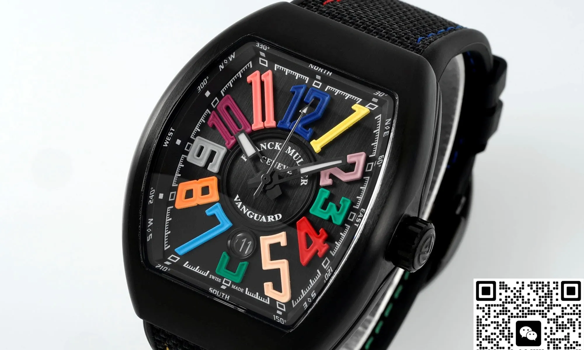 ABF Factory Franck Muller Vanguard Rainbow hour markers 1:1 Best Edition Replica Watch