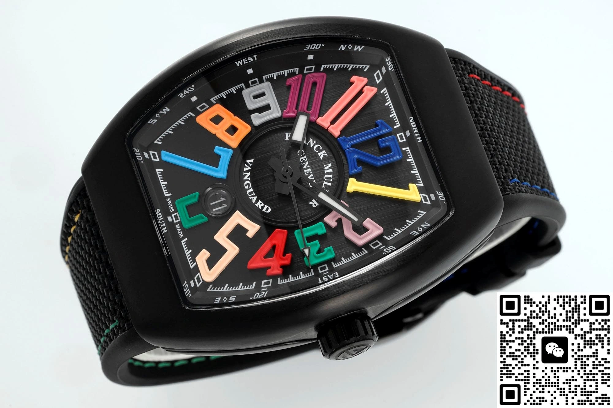 ABF Factory Franck Muller Vanguard Rainbow hour markers 1:1 Best Edition Replica Watch