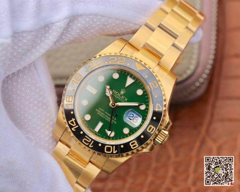 Rolex GMT Master II 116718LN 40mm EW Factory Mechanical Watches 1:1 Best Edition Replica Watch Swiss ETA2836 Green Dial