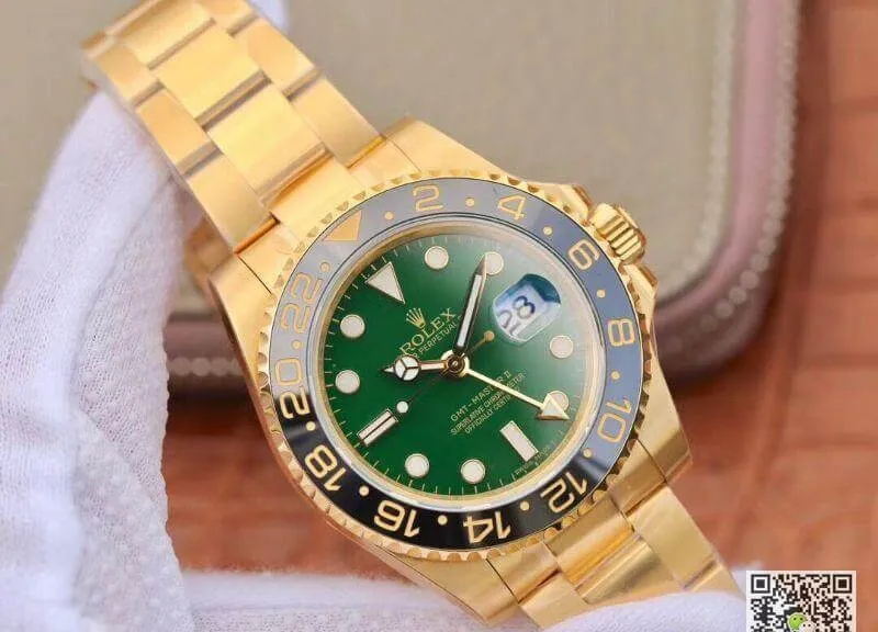 Rolex GMT Master II 116718LN 40mm EW Factory Mechanical Watches 1:1 Best Edition Replica Watch Swiss ETA2836 Green Dial