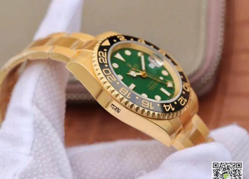 Rolex GMT Master II 116718LN 40mm EW Factory Mechanical Watches 1:1 Best Edition Replica Watch Swiss ETA2836 Green Dial