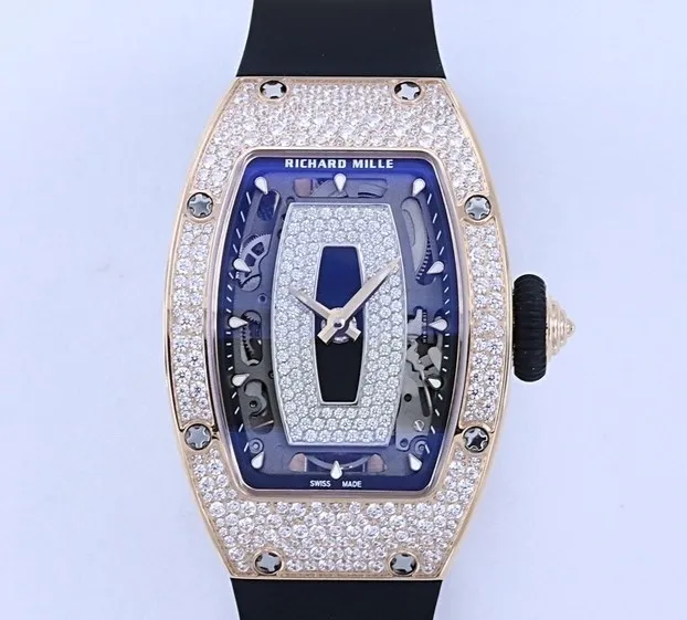 ZF Factory Richard Mille RM07-01 Transparent case back 1:1 Best Edition Replica Watch