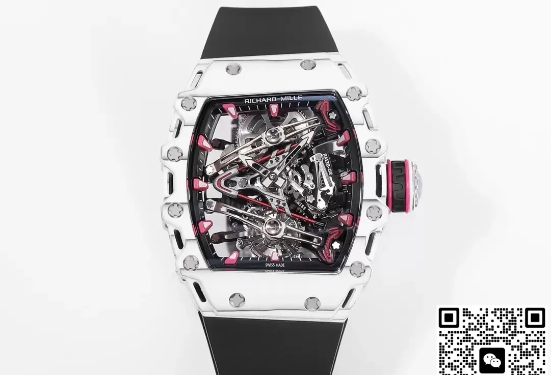 RM Factory Richard Mille RM38-02 Tourbillon White case 1:1 Best Edition Replica Watch