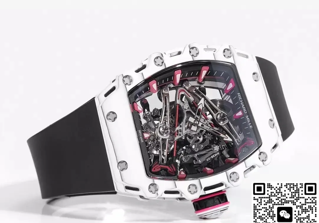 RM Factory Richard Mille RM38-02 Tourbillon White case 1:1 Best Edition Replica Watch