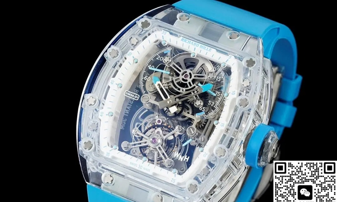 RM Factory Richard Mille RM56-01 Tourbillon blue strap 1:1 Best Edition Replica Watch