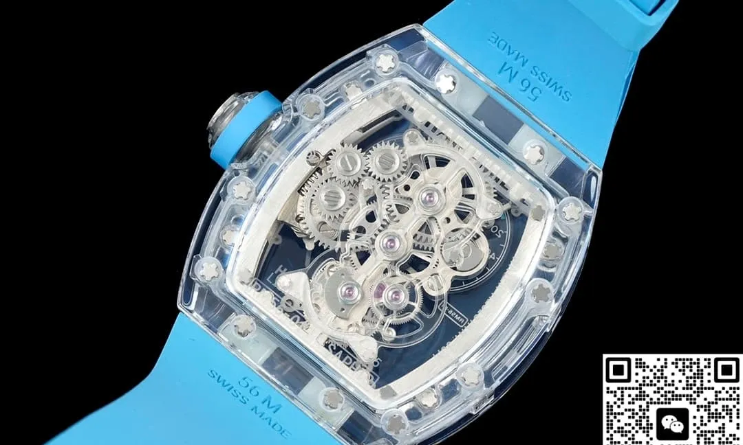 RM Factory Richard Mille RM56-01 Tourbillon blue strap 1:1 Best Edition Replica Watch