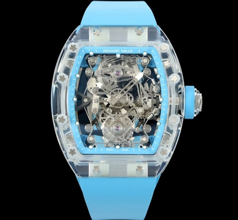 RM Factory Richard Mille RM56-02 Tourbillon blue strap 1:1 Best Edition Replica Watch