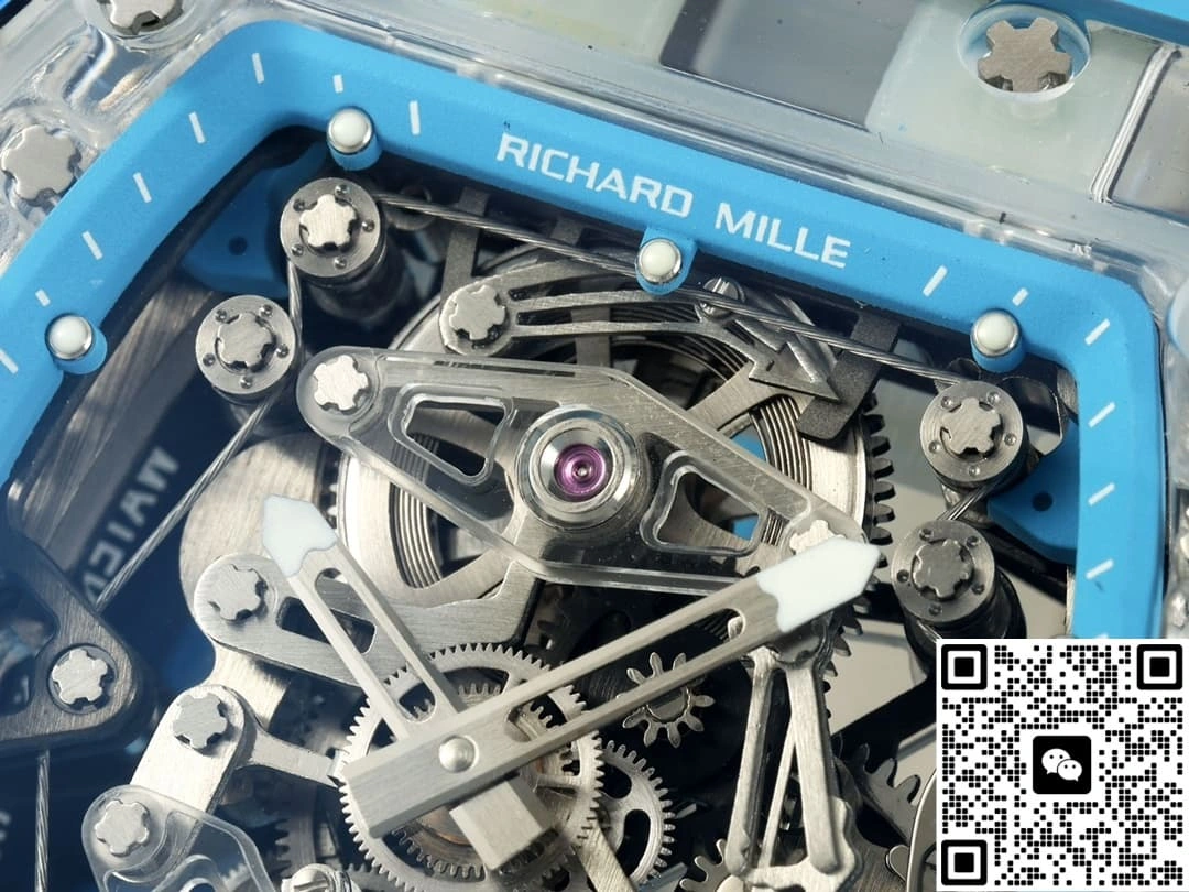 RM Factory Richard Mille RM56-02 Tourbillon blue strap 1:1 Best Edition Replica Watch