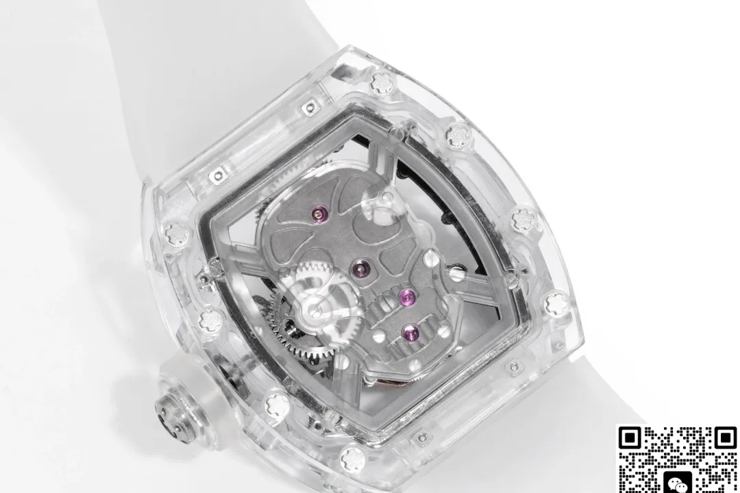 MS Factory Richard Mille Tourbillon RM052 Crystal Case 1:1 Best Edition Replica Watch
