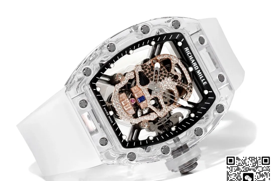 MS Factory Richard Mille Tourbillon RM052 Crystal Case 1:1 Best Edition Replica Watch