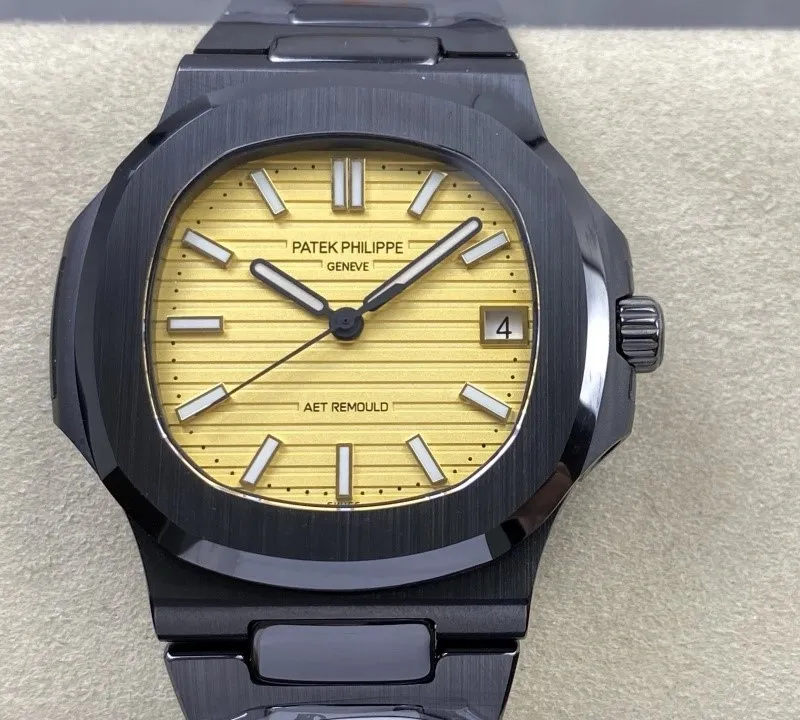 AMG Factory V2 Patek Philippe Nautilus 5711 Yellow Dial 1:1 Best Edition Replica Watch