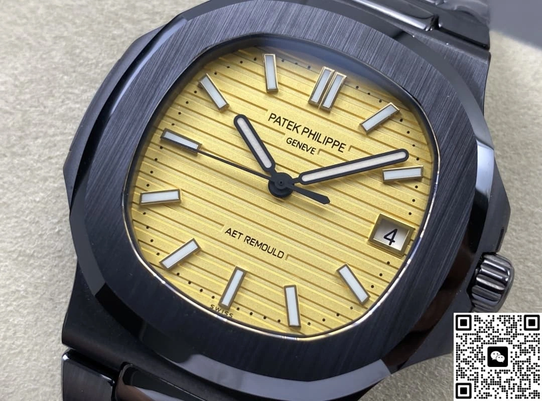 AMG Factory V2 Patek Philippe Nautilus 5711 Yellow Dial 1:1 Best Edition Replica Watch