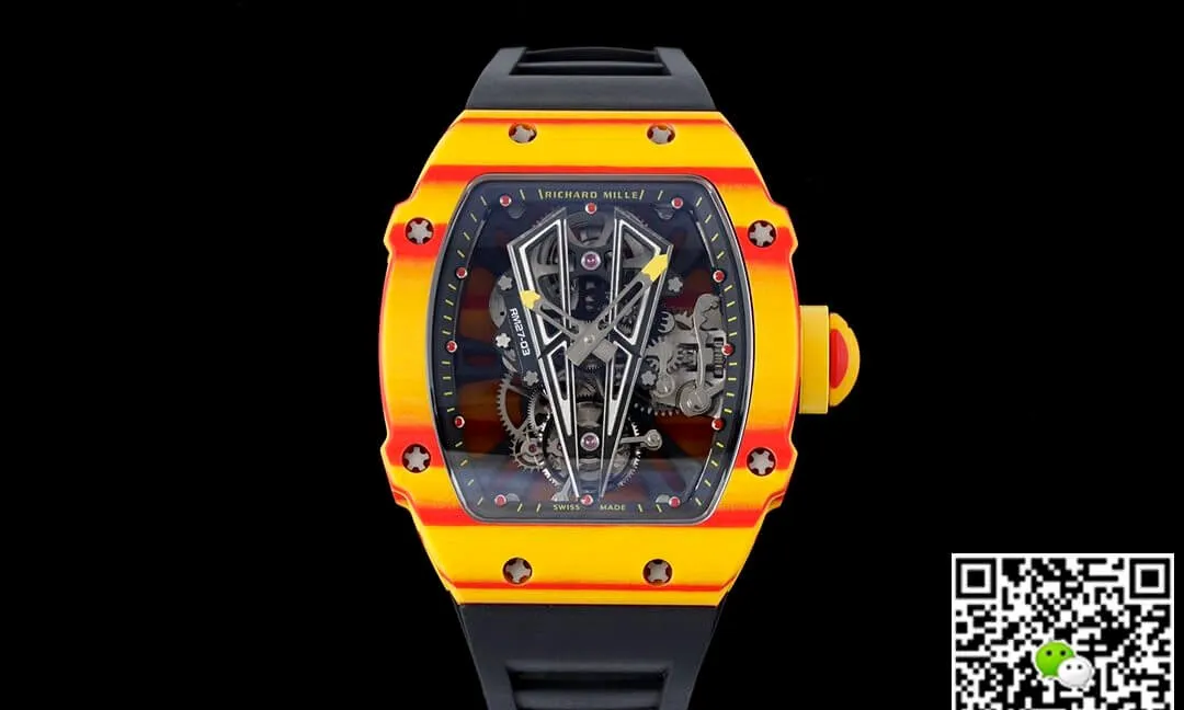 Richard Mille RM27-03 Rafael Nadal Tourbillon RM Factory 1:1 Best Edition Replica Watch Black Rubber Strap