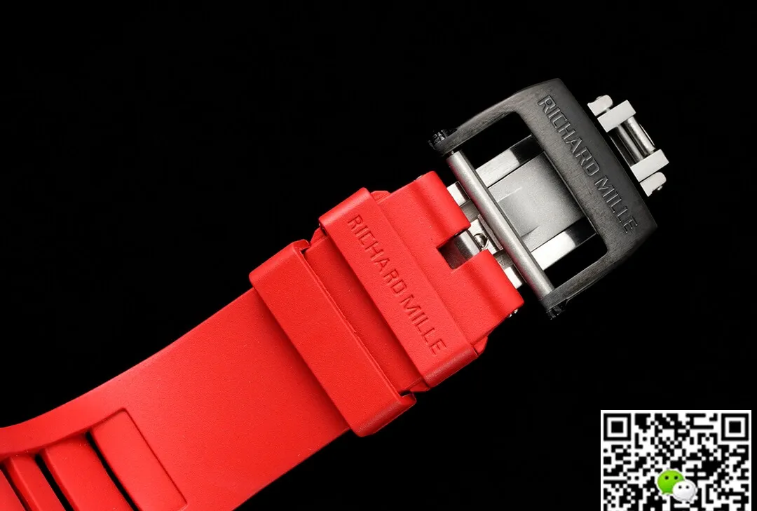 Richard Mille RM27-02 Rafael Nadal Tourbillon RM Factory 1:1 Best Edition Replica Watch Red Rubber Strap