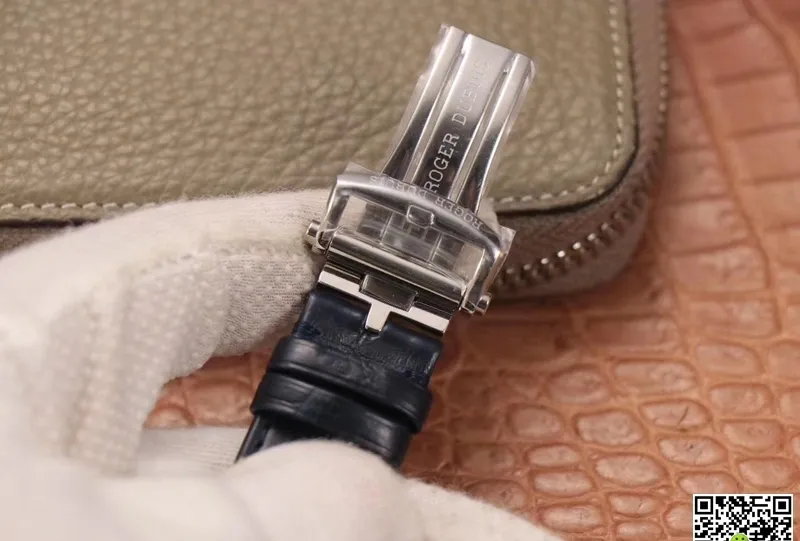 Roger Dubuis Excalibur DBEX0535 PF Factory 1:1 Best Edition Replica Watch Blue Dial Swiss ETA9015
