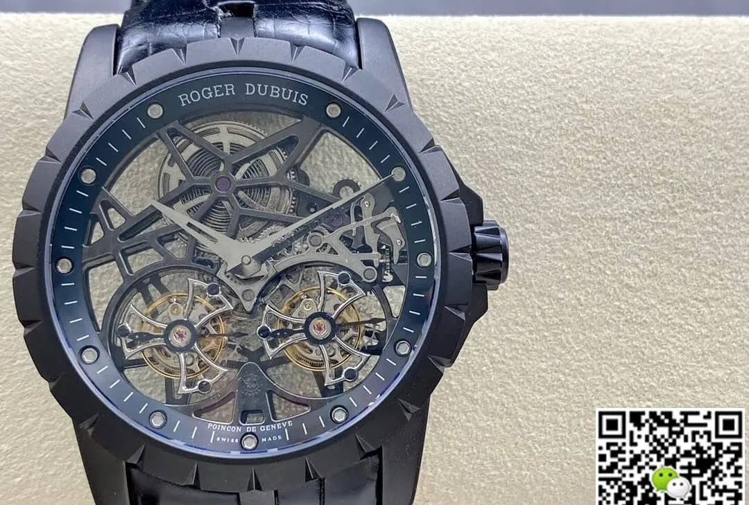 Roger Dubuis Excalibur RDDBEX0364 YS Factory 1:1 Best Edition Replica Watch Tourbillon Black Case
