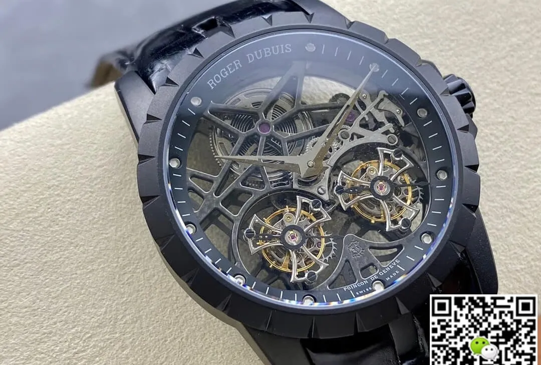 Roger Dubuis Excalibur RDDBEX0364 YS Factory 1:1 Best Edition Replica Watch Tourbillon Black Case