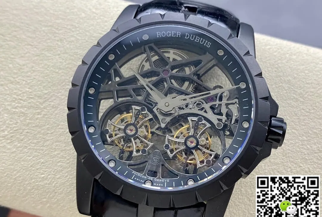 Roger Dubuis Excalibur RDDBEX0364 YS Factory 1:1 Best Edition Replica Watch Tourbillon Black Case
