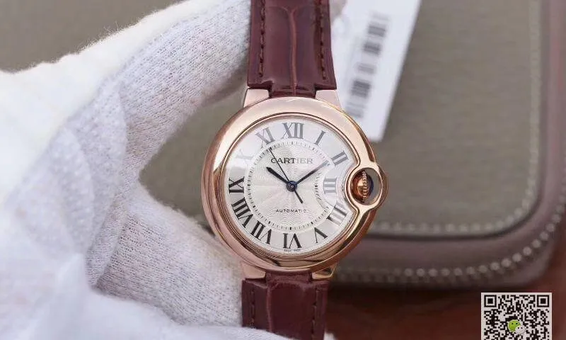 Ballon Bleu De Cartier 33mm Rosegold 1:1 Best Edition Replica Watch Swiss ETA 2671