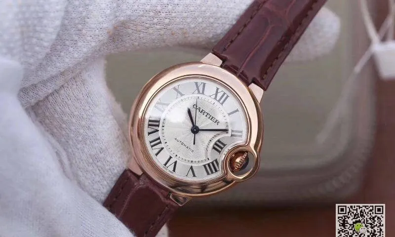 Ballon Bleu De Cartier 33mm Rosegold 1:1 Best Edition Replica Watch Swiss ETA 2671