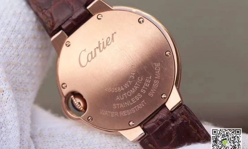 Ballon Bleu De Cartier 33mm Rosegold 1:1 Best Edition Replica Watch Swiss ETA 2671