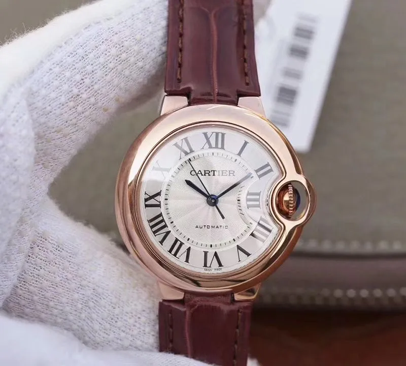 Ballon Bleu De Cartier 33mm Rosegold 1:1 Best Edition Replica Watch Swiss ETA 2671