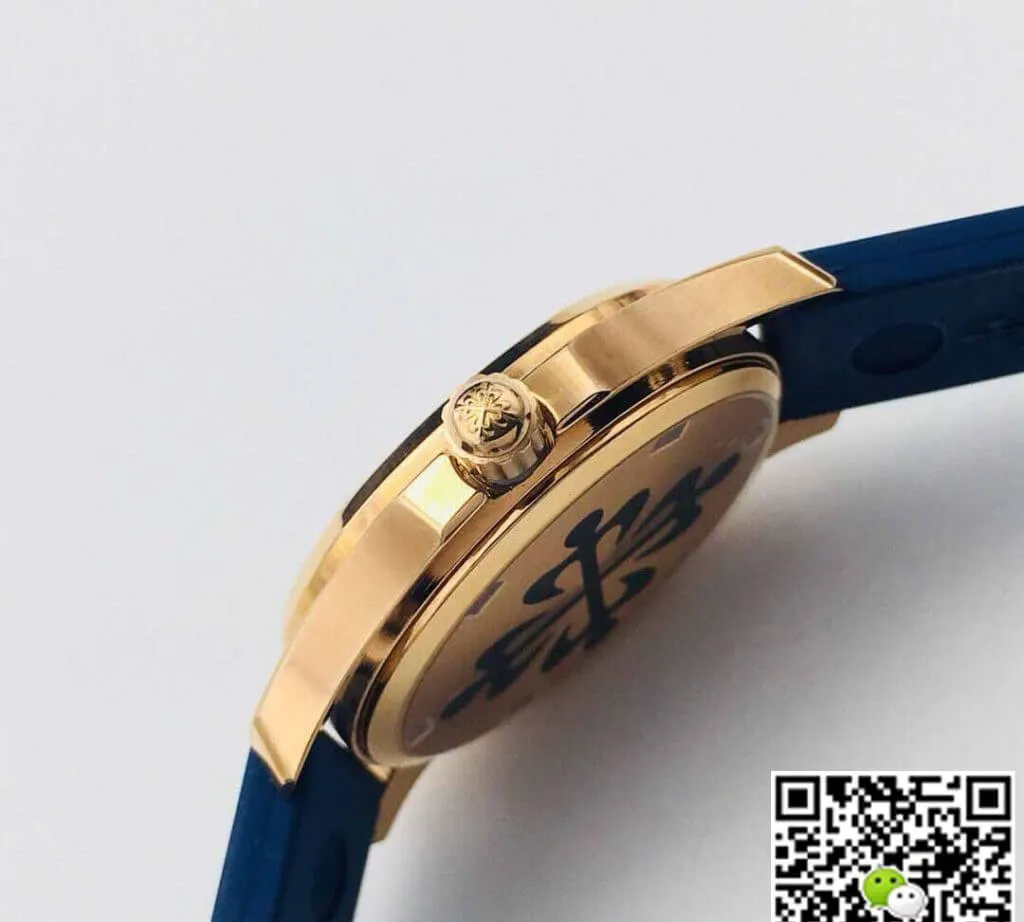 Patek Philippe Aquanaut 5067A Quartz Movement PPF Factory 1:1 Best Edition Replica Watch Blue Strap