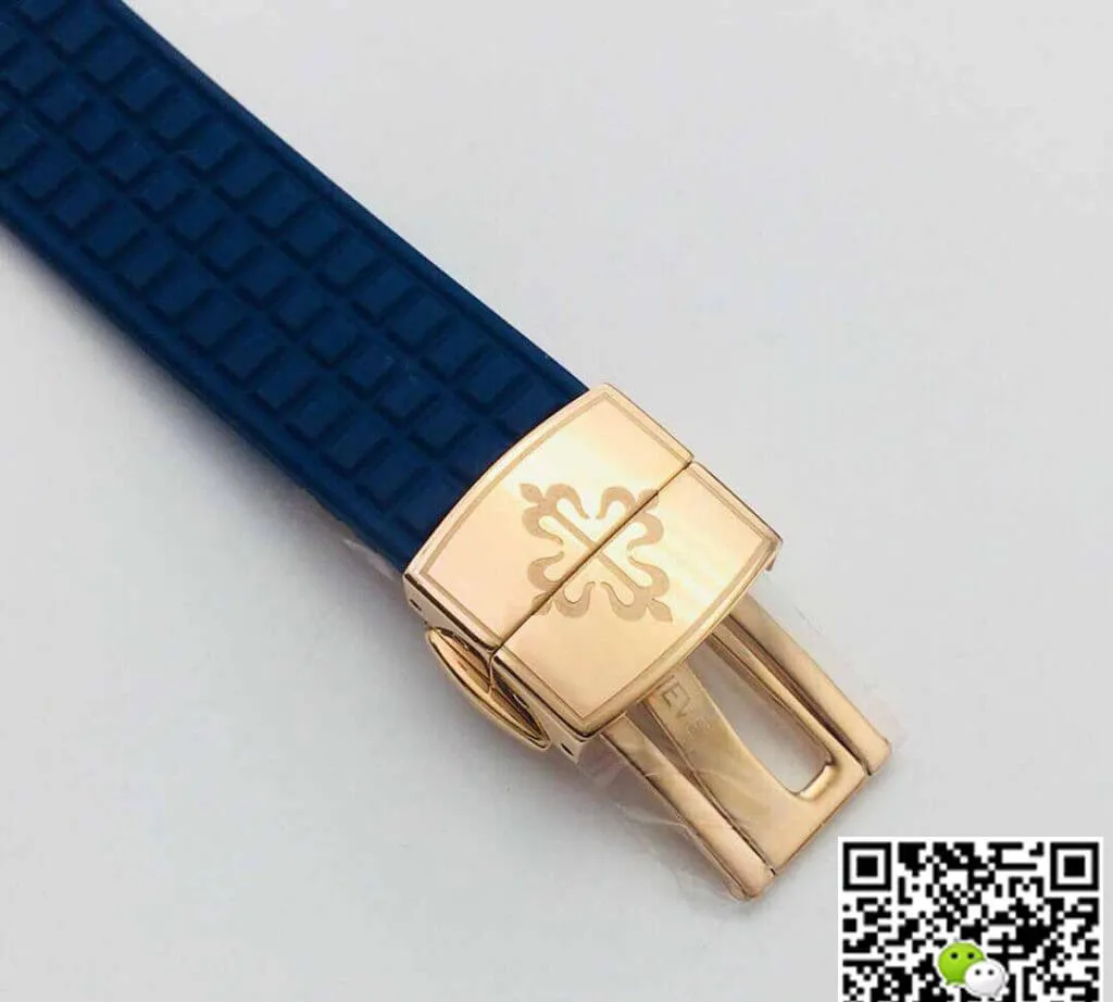 Patek Philippe Aquanaut 5067A Quartz Movement PPF Factory 1:1 Best Edition Replica Watch Blue Strap
