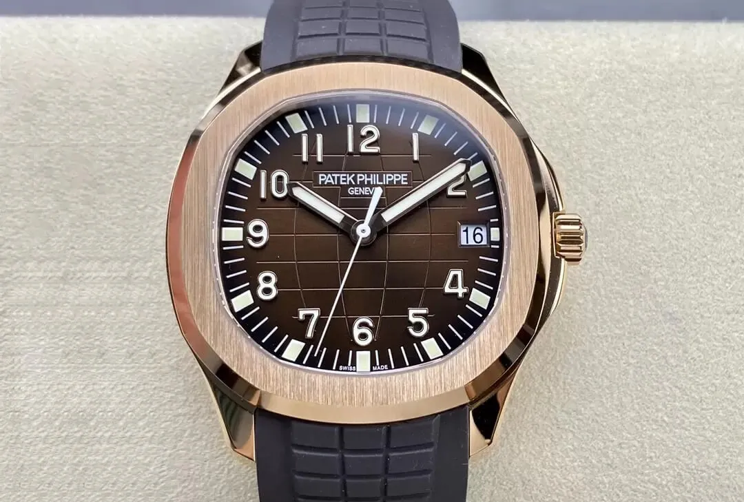 Patek Philippe Aquanaut 5167R-001 3K Factory 1:1 Best Edition Replica Watch V2 Version Rubber Strap