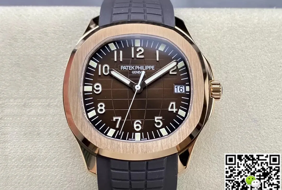 Patek Philippe Aquanaut 5167R-001 3K Factory 1:1 Best Edition Replica Watch V2 Version Rubber Strap