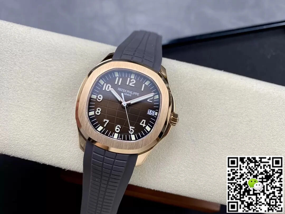 Patek Philippe Aquanaut 5167R-001 3K Factory 1:1 Best Edition Replica Watch V2 Version Rubber Strap