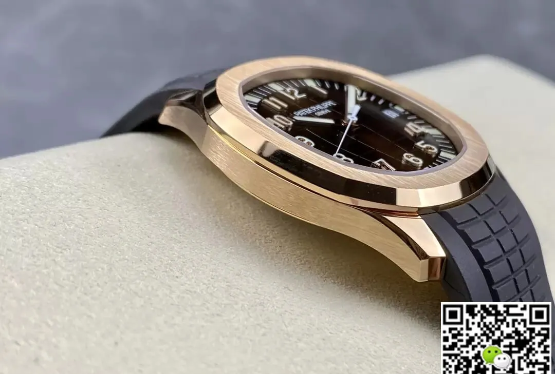 Patek Philippe Aquanaut 5167R-001 3K Factory 1:1 Best Edition Replica Watch V2 Version Rubber Strap