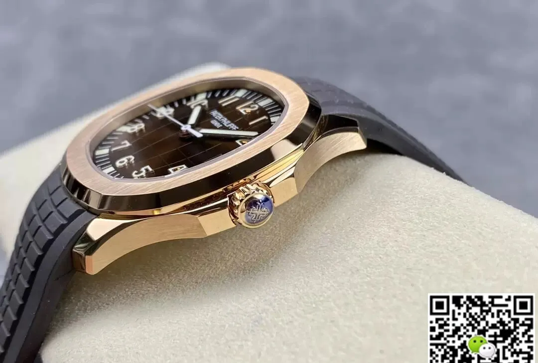 Patek Philippe Aquanaut 5167R-001 3K Factory 1:1 Best Edition Replica Watch V2 Version Rubber Strap