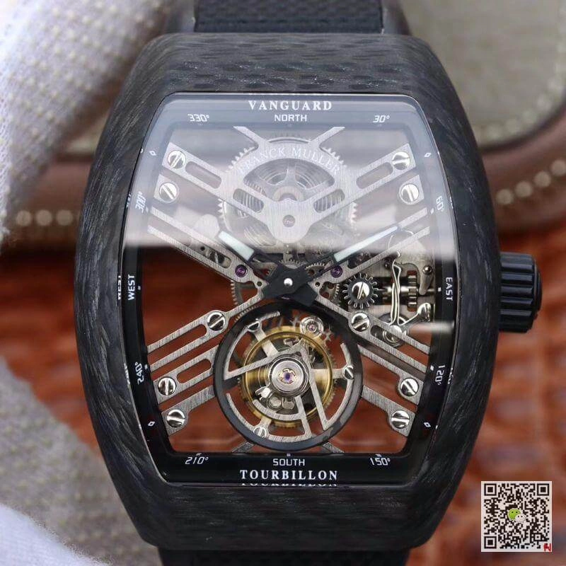 Franck Muller V45 T SQT Men Watches 1:1 Best Edition Replica Watch Swiss Tourbillon