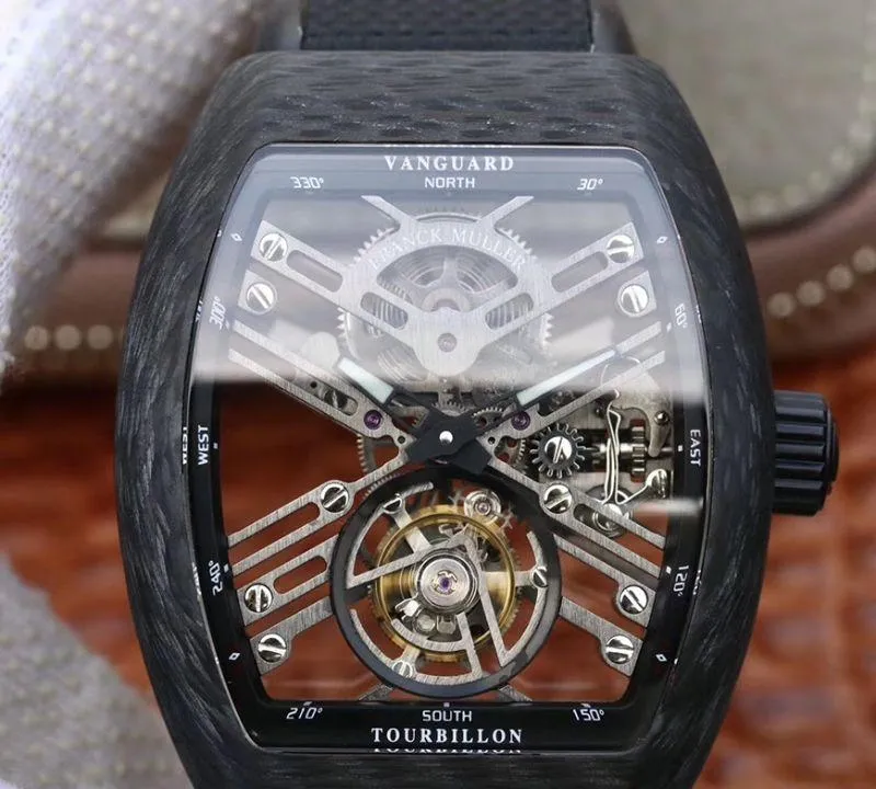 Franck Muller V45 T SQT Men Watches 1:1 Best Edition Replica Watch Swiss Tourbillon
