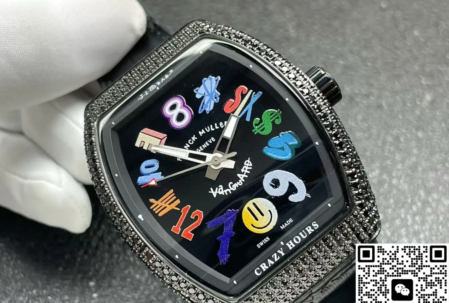 ABF Factory Franck Muller Vanguard Crazy Hours Jisbar V43 CH JSR 1:1 Best Edition Replica Watch