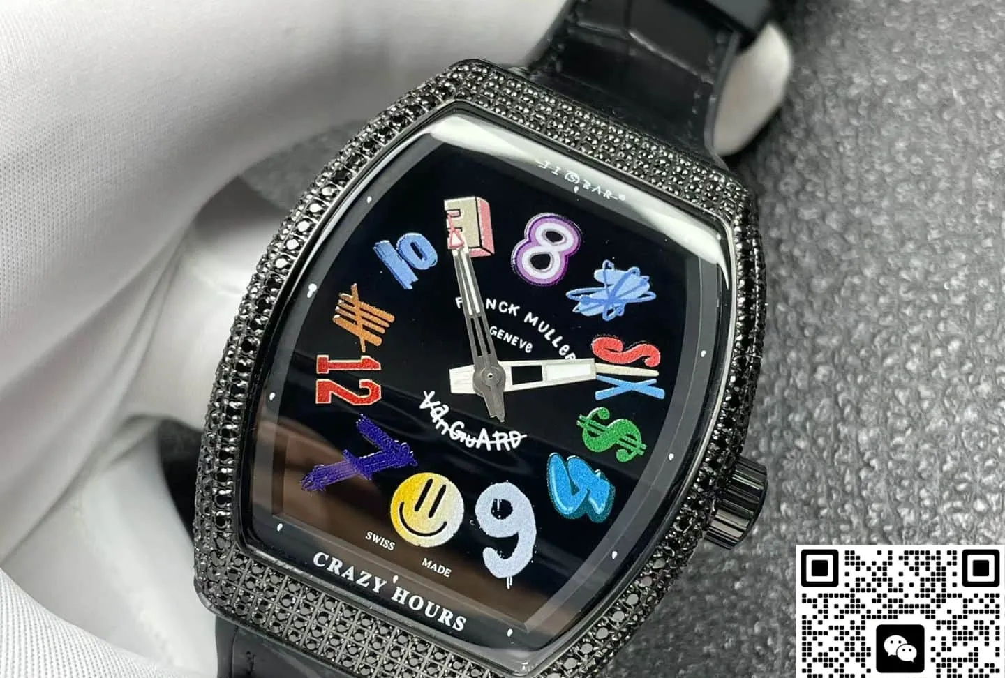 ABF Factory Franck Muller Vanguard Crazy Hours Jisbar V43 CH JSR 1:1 Best Edition Replica Watch
