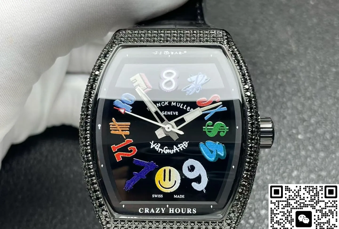 ABF Factory Franck Muller Vanguard Crazy Hours Jisbar V43 CH JSR 1:1 Best Edition Replica Watch