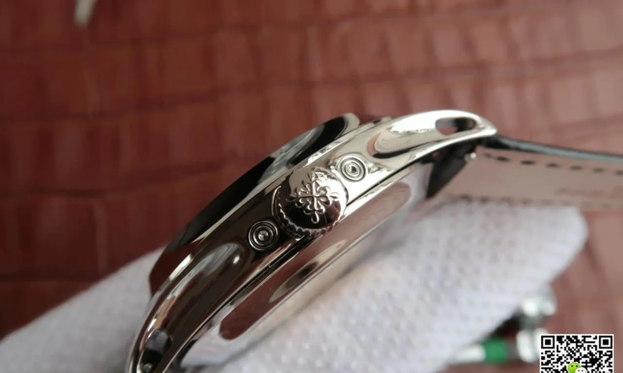Patek Philippe Grand Complications 5205R-001 KM Factory 1:1 Best Edition Replica Watch Black Strap