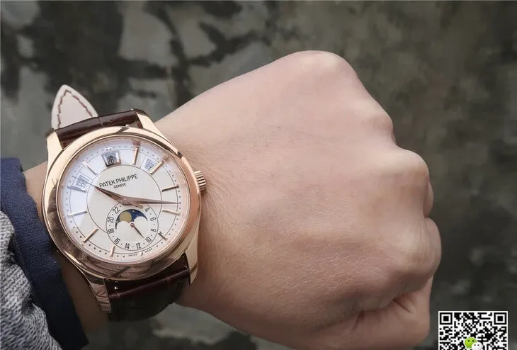 Patek Philippe Grand Complications 5205R-001 KM Factory 1:1 Best Edition Replica Watch Brown Strap