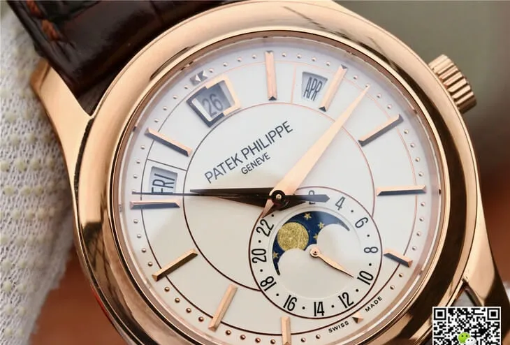 Patek Philippe Grand Complications 5205R-001 KM Factory 1:1 Best Edition Replica Watch Brown Strap