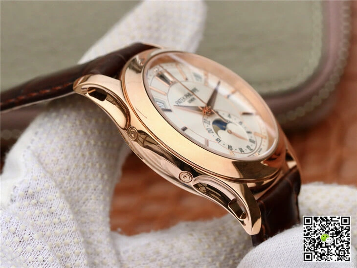 Patek Philippe Grand Complications 5205R-001 KM Factory 1:1 Best Edition Replica Watch Brown Strap