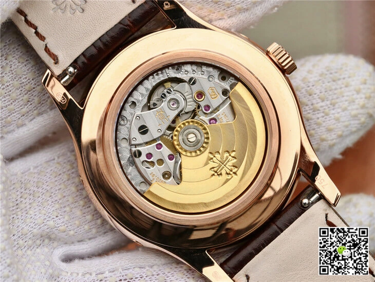 Patek Philippe Grand Complications 5205R-001 KM Factory 1:1 Best Edition Replica Watch Brown Strap