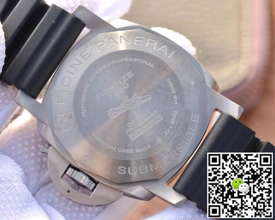 Panerai Submersible PAM00799 VS Factory 1:1 Best Edition Replica Watch Black Strap