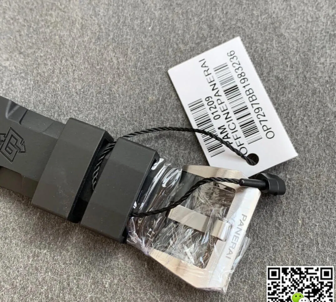 Panerai Submersible PAM01209 VS Factory 1:1 Best Edition Replica Watch Black Strap