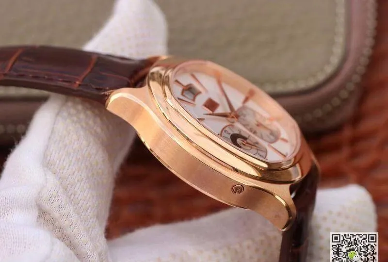 Piaget Black Tie Emperador G0A32017 Mechanical Watches 1:1 Best Edition Replica Watch SWISS 850P 18K Rose Gold White Dial