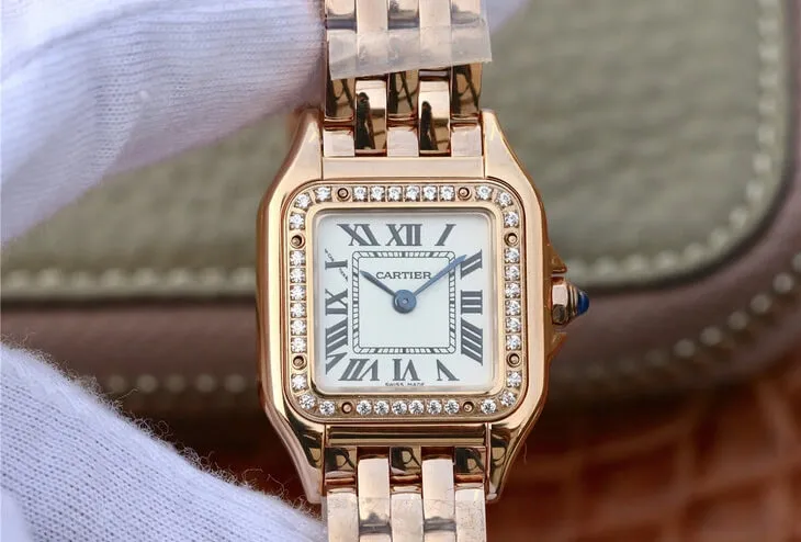 Panthere De Cartier WJPN0008 8848 Factory 1:1 Best Edition Replica Watch Rose Gold