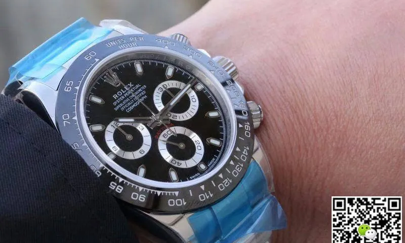 Rolex Daytona Cosmograph 116500LN Black Dial Noob Factory 1:1 Best Edition Replica Watch Swiss ETA4130